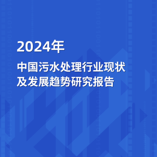 2024年中国污水处理澳门ag现金官方现状及发展趋势研究报告